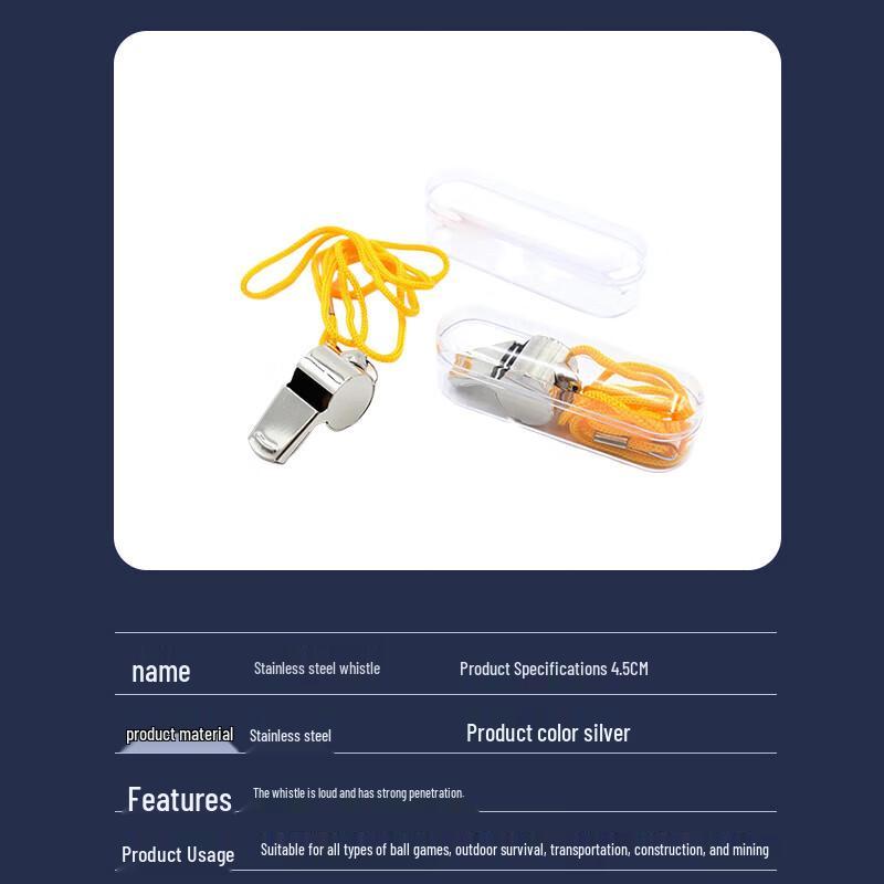 Outdoor Survival Whistle (10-Pack)