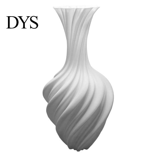 Home Decor Vase 3D Printed Spiral Vase, Modern Minimalist Flower Pot for Dry Ornament Flowers, Nordic Art Shelf, Creative Gift Ideas PLA Print