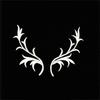 4 Pairs Deer Antler Fabric Flowers Patch Antler Embroidery Applique  Sewing Accessories
