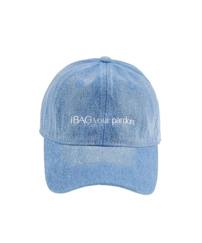 Aibaegyueopadeun I Bag Your Pardon. Denim Ballcap (2 Colors)