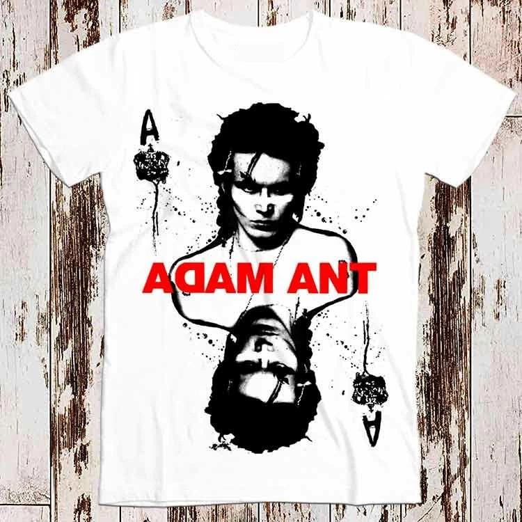 Ace of Ants Adam Ant Playing Card Joker T Shirt 8480 L