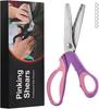 5mm Professional Zig Zag Scissors for Fabric Pinking Shears Needlework Dressmaking Sewing Cutter Scissors Zigzag Fabric DIY Deco