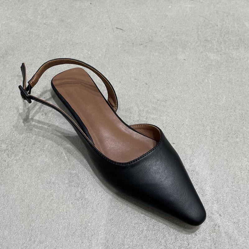Fashion SUOJIALUN 2025 Spring New Shallow Slip On Women Slingback Shoes Soft Casual Ladies Sandal Shoes Flat Heel Outdoor Dress Mules