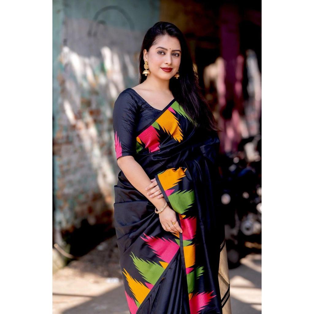 Banarasi Soft Lichi Silk Saree