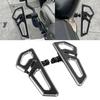 Empire Knight Rear Passenger Footpegs: Motorcycle Accessories for Universal Harley Models