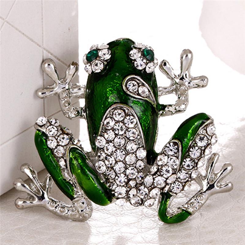 1 buc broșă verde broșă animală broșă costum guler broșă bijuterii cadou