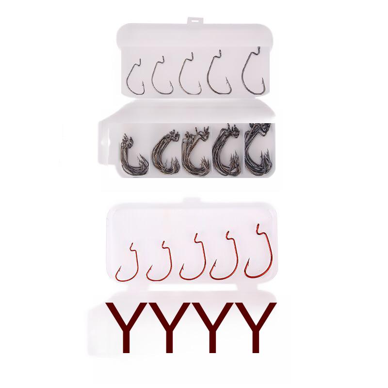 Set di attrezzi da pesca con esche morbide e ami a manovella da 51 pezzi