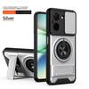 Armor Case For Poco X7 Pro Case Shockproof X7Pro Slide Lens Protector Phone Cover For Xiaomi Poco X7 Pro 5G Case Cover With Ring