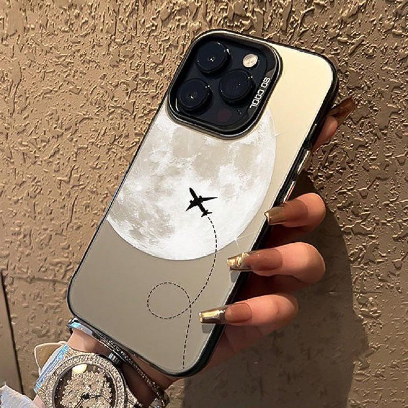 

Apple 16 Pro Max Laser Silver Hard Phone Case for iPhone 15/14/13/12/11 iPhone 14 Plus