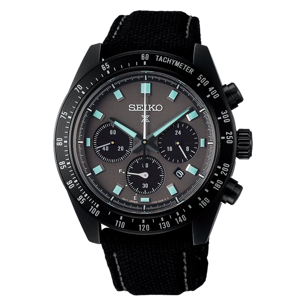 

SEIKO Prospex Black Series Speedtimer Solar Chronograph Wristwatch SSC923, Modern-Retro