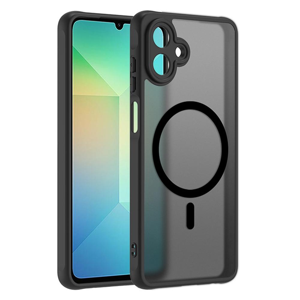 

For Samsung Galaxy A07 4G Magnetic Case Skin-Touch PC + TPU Matte Back Cover