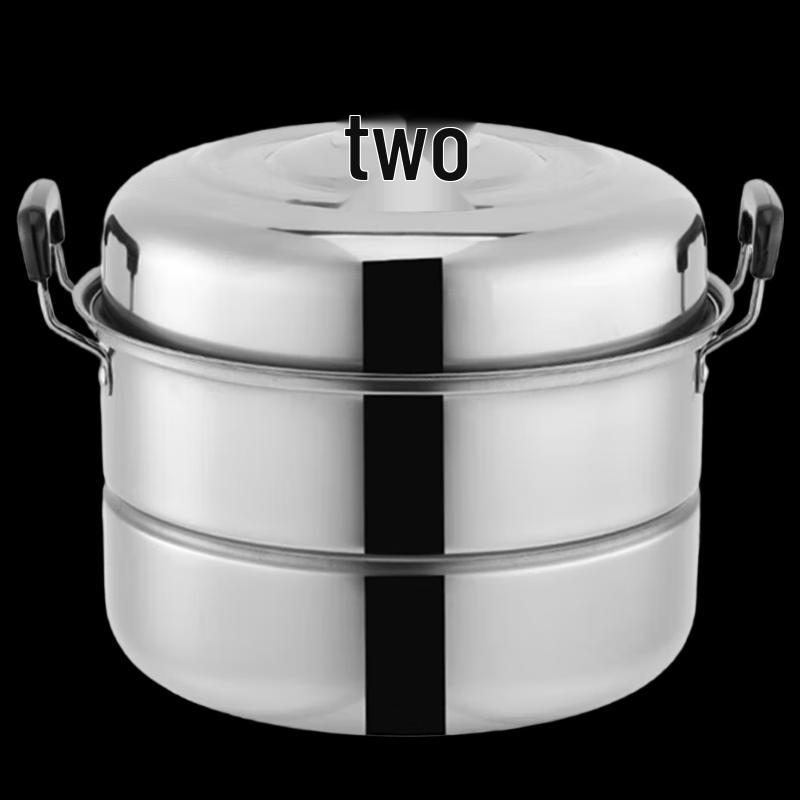 Jingjing Rishu Double-Layer Stainless Steel Steamer Pot