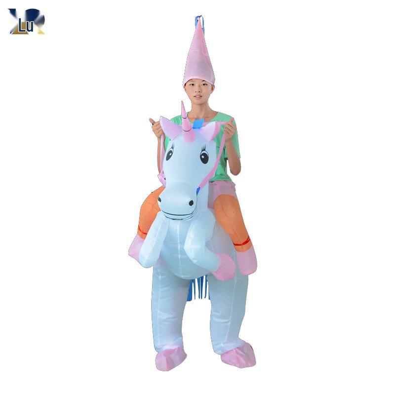 Cross-Border Humorous Party Cosplay Parent-Child Unicorn Inflatable Costume