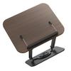 Book Stand Foldable   Book Holder with 360 Degrees  Rotating Base Elastic Clips for Recipe Tablet Laptop