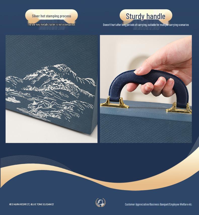 High-End Logo Tea Set for Company Meetings & Corporate Gifts