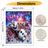 Disney Olaf Christmas Oil Painting Kit Home Bedroom Wall Decor Handmade Gift Art Crafts Supplies Festive Decoration For Holiday Decor