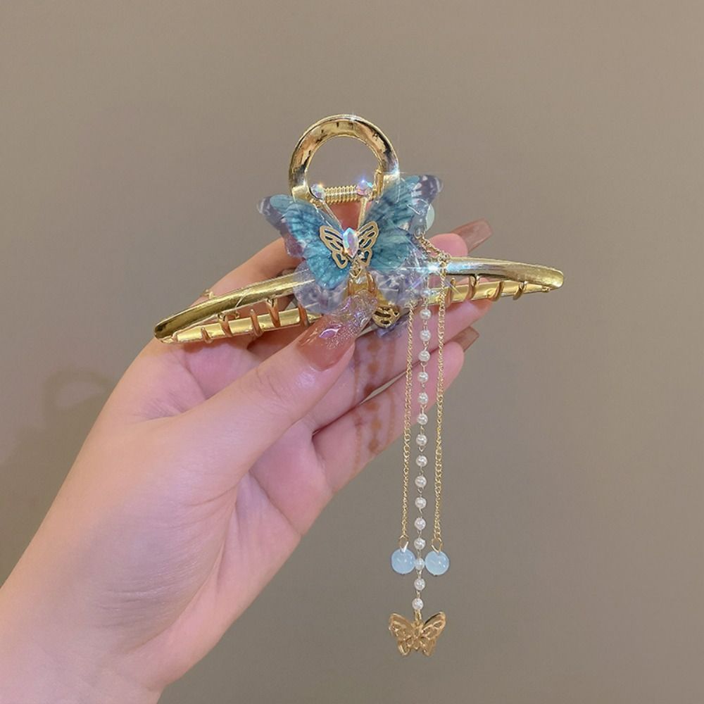 

Держатель, капающее масло, бабочка, коготь для волос, женский зажим в виде краба, аксессуары для волос, заколка для волос в корейском стиле