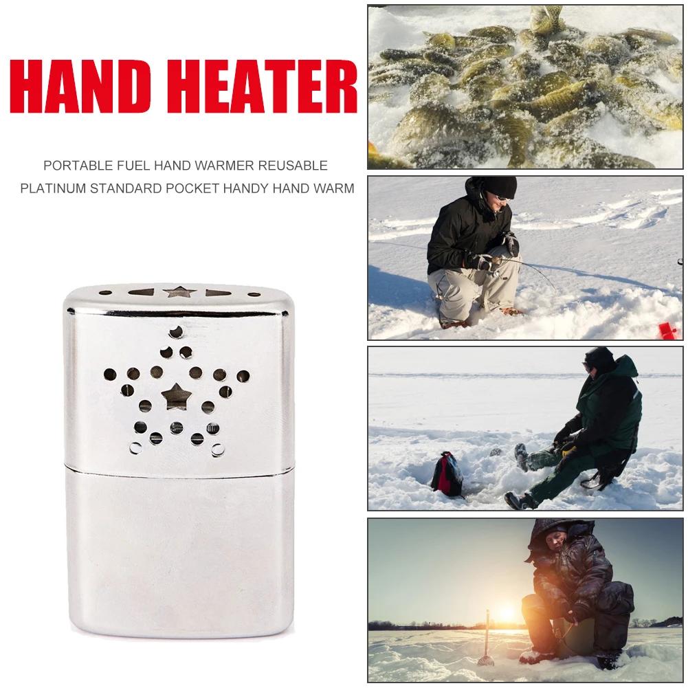 Portable Fuel Hand Warmer Reusable Standard Pocket Hand Warmers Long Lasting Winter Heater For Outdoor Hunting Camping Catalyti