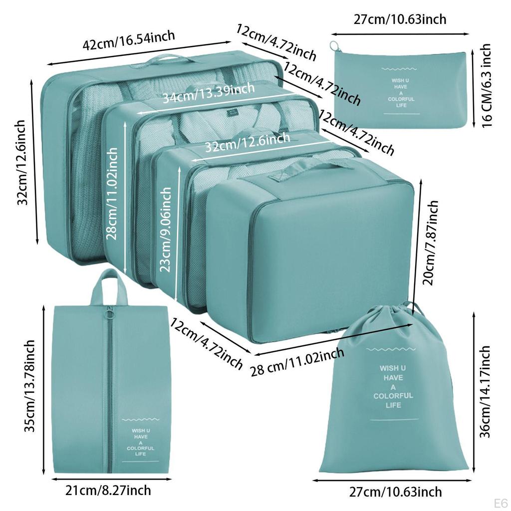 7 Lightweight Pouches for Travel Organization and Clothing Storage