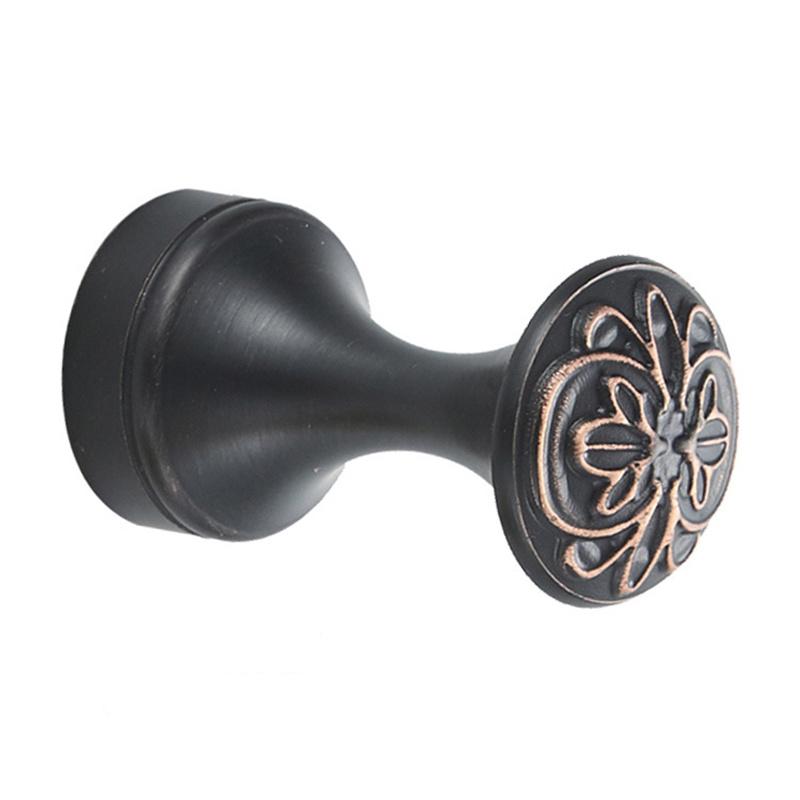 

1 шт. латунные крючки для ванной комнаты, винтажные крючки для одежды, вешалки для полотенец, аксессуары для ванной комнаты gancho чёрный