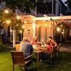 Waterproof G40 Solar Garden String Lights for Outdoor Decoration and Camping