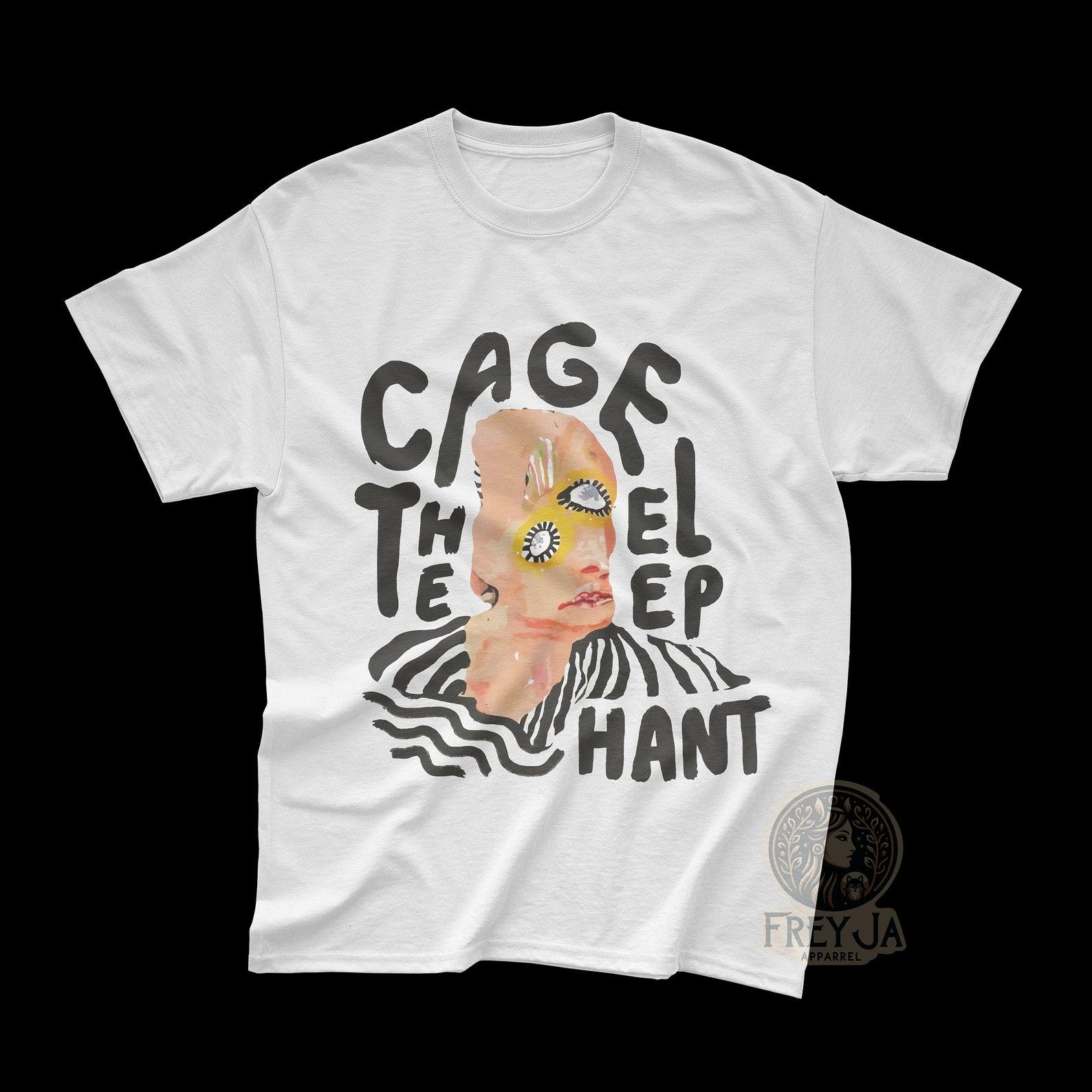 Cage The Elephant Exclusive T-Shirt - Unisex Rock Music Band Merch - Indie Music Gift - Melophobia Album Tee L
