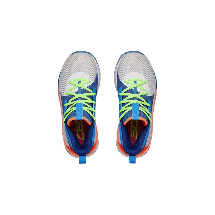 (GS) Under Armour Curry 7 Big 'Super Soaker' Kids' 3022113-404