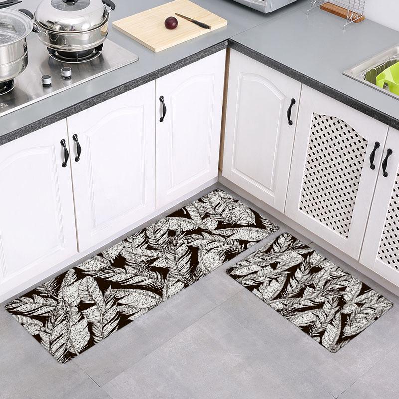 Lemon Leaf Kitchen Rug Planet Feather Velvet Rug For The Living Room Bedroom Decor Carpet Home Kitchen Bath Tapis