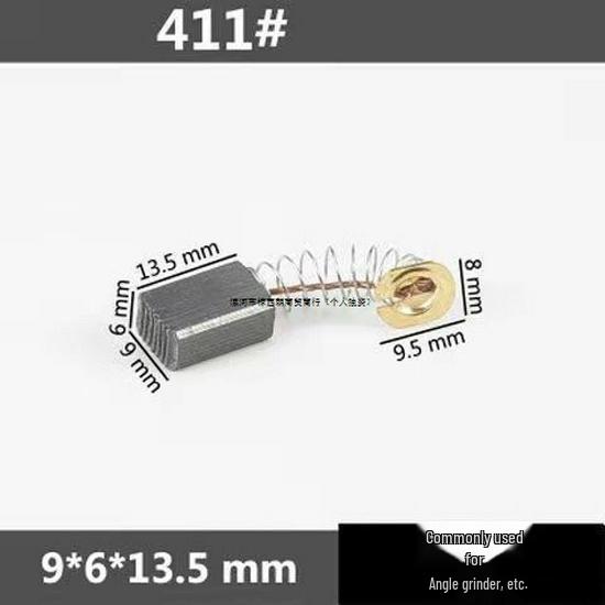 Universal Carbon Brushes for Power Tools: Suitable for Electric Drills, Hammer Drills, Angle Grinders, Cutting and Sawing Machines
