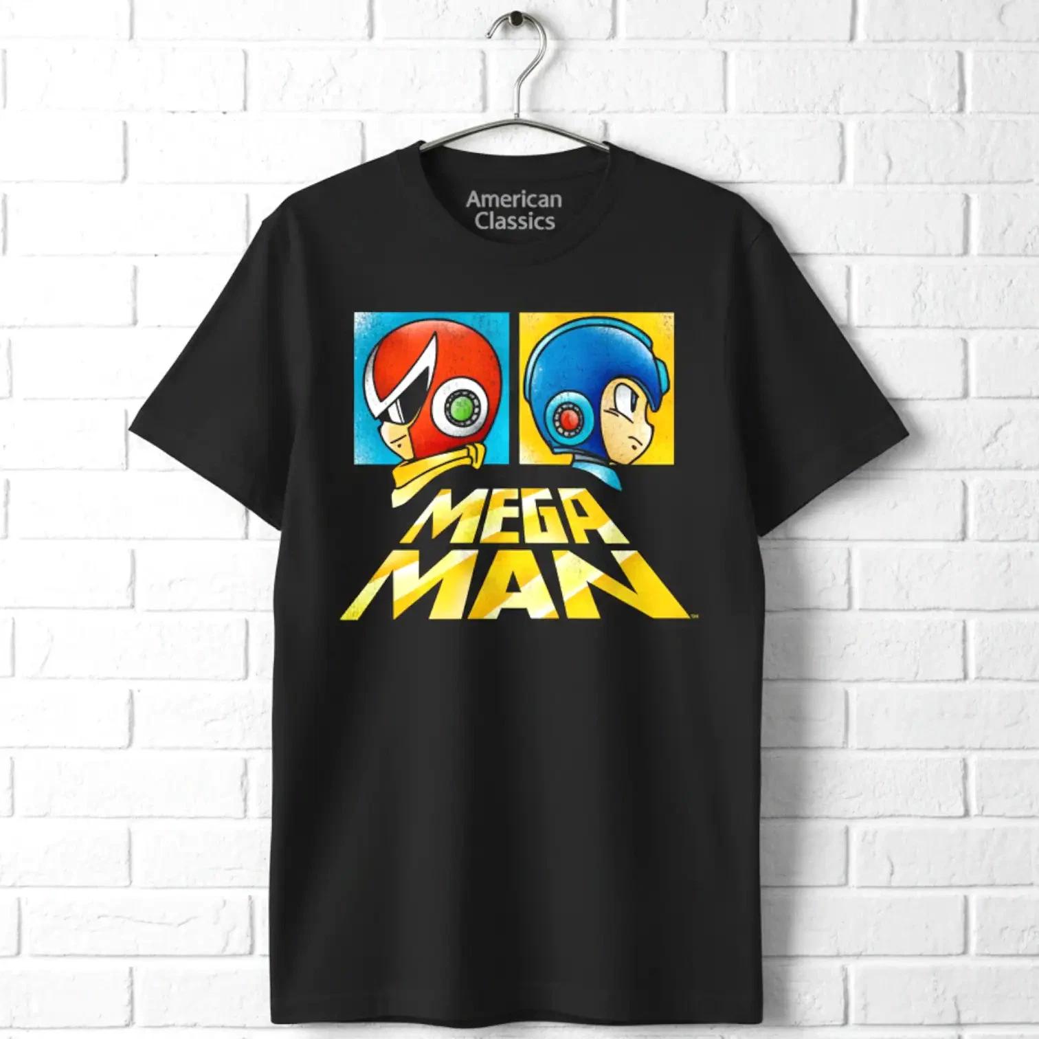 Megaman v Proto Man Men s T Shirt XXXXL