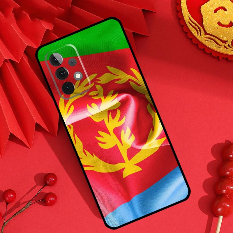 Eritrea Flag Case For Samsung Galaxy M55 M35 M15 M11 M12 M13 M14 M06 M16 M36 M56 M31 M53 M32 M52 M34 M54