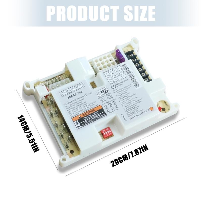 Universals Replacement 50A55-843 Integrated Furnace Control Board Furnace Ignition Module Control Board Enduring