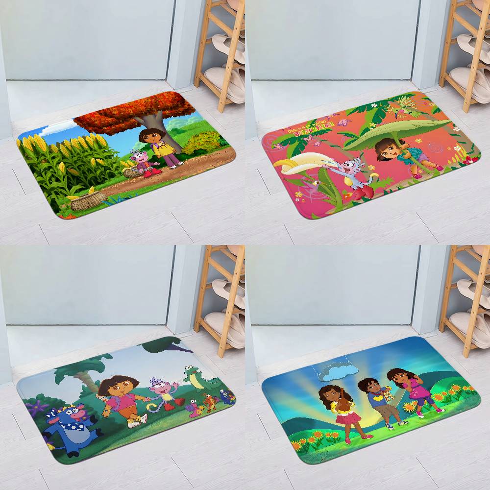 Dora The Explorer Floor Mat Living Room Rug For Bedroom Welcome Mat Outdoor Rug