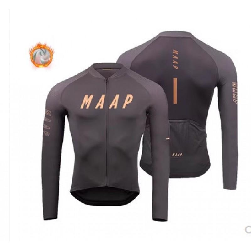 Mens Long Sleeve Cycling Jersey Spring Autumn Winter Breathable Quick Dry Polyester Bike Shirt Road Mountain Biking