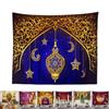 Tapestry Mubarak Eid Wall Hanging Decor Moon Star Muslim Background Ramadan