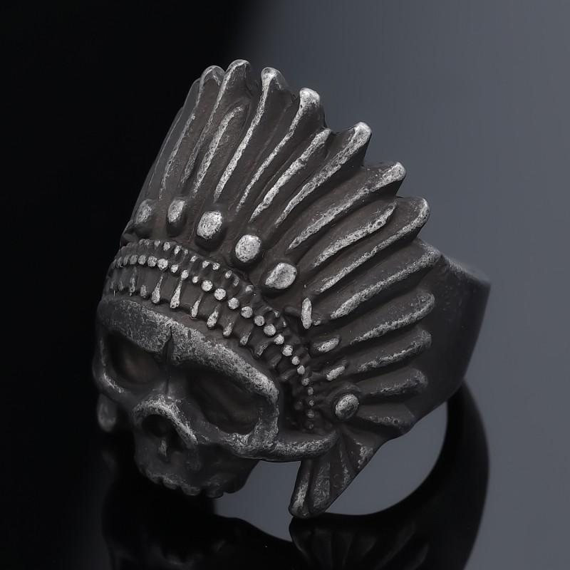 Adjustable Open Skull Ring Men Women Sterling Vintage Indian Style Biker Jewelry