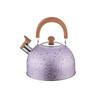 Stainless Steel Stove Water Kettle Flat Bottom Teapot Star Point Whistle Kettle  Induction Cooker
