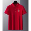 STORN Men's Embroidered Casual Fashion Short Sleeved POLO Shirt Summer Comfortable Top