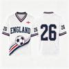 Y2K Retro England Fußballtrikot #26 Nummer Aufdruck T-Shirt Oversized Street Sport Tee England Fußball Top Für Fans Kinder Erwachsene
