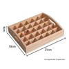 doTERRA Large Capacity Wooden Essential Oil Storage Box with 24+1 Compartments