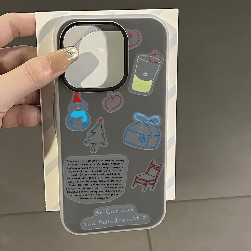 Malovaný kryt na telefon pro iPhone 15 11 13 14 pro 15 16 Pro Max 12 13 16 Pro Roztomilý Módní Vtipný Kryt na telefon se šňůrkou Nejnovější Doporučení Top prodeje