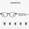 Neue Vintage Photochrome Myopiebrille Koreanischer Stil Retro Runder Rahmen HD Anti Blaulicht Farbwechsel Kurzsichtigkeitsbrille +2.0