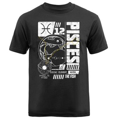 Vissen Zodiac Teken Horoscoop Astrologische Grafische T-shirt Unisex T-shirt
