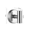 Suction Cup Hooks For Shower Brushed Nickel Towel Hooks Hanger Bathrooms 304 Stainless Steel Hooks Home Storage Holder Hook