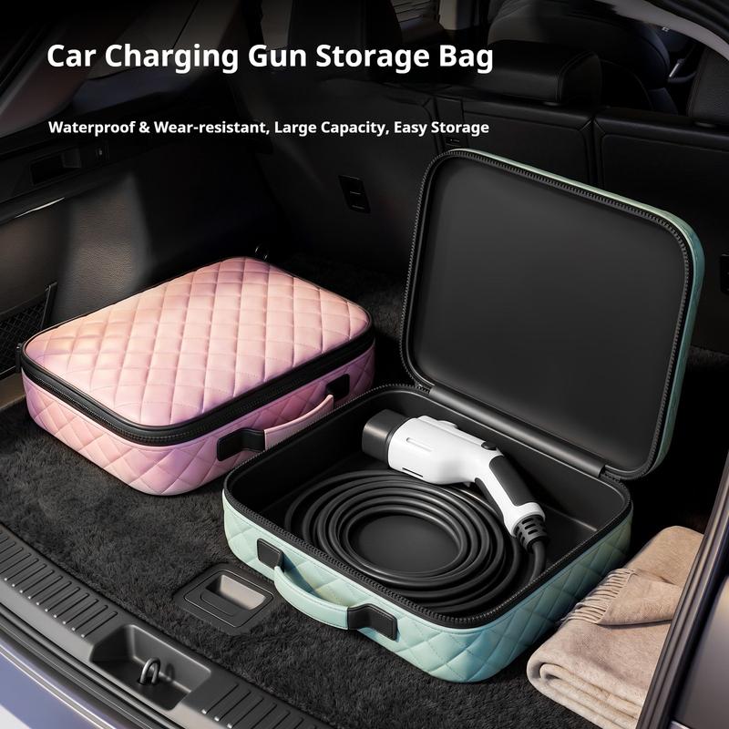 New Energy Vehicle Charging Gun Storage Bag Car Charging Cable Storage Bag Portable Shock Absorber Bag New Energy Charging Bag
