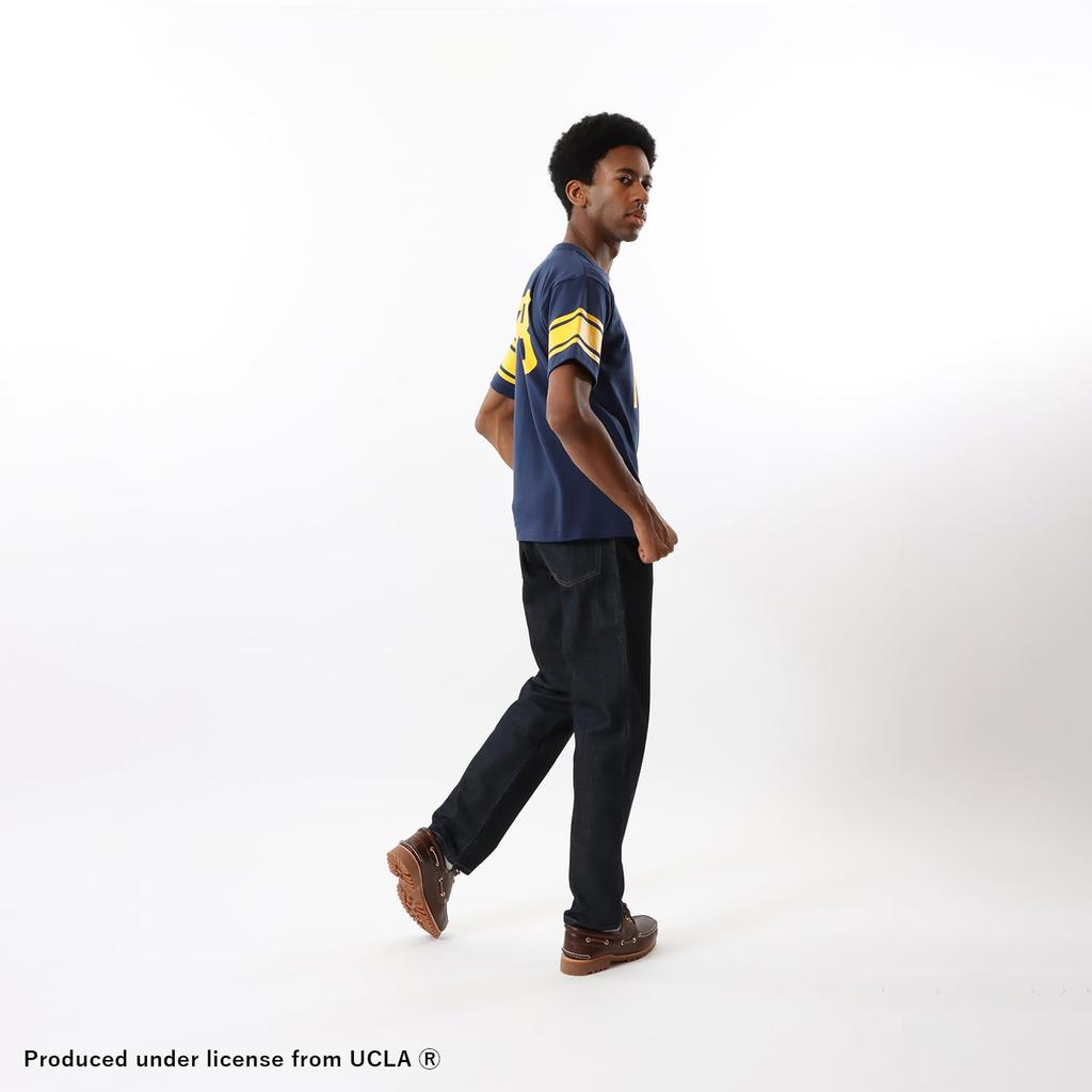 Champion True To Archive Size Short Crew Graphic Win Sleeve Football T-Shirt, Men's, Navy, L, Sleeve, Neck, 100% Cotton, Print, 1/4 T-Shirt, C3-R339