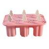 Space Saving Silicone Ice Lollies Tray Heat Resistant Flexible Freezers Popsicles Tray For Chocolate And Juice Cubes