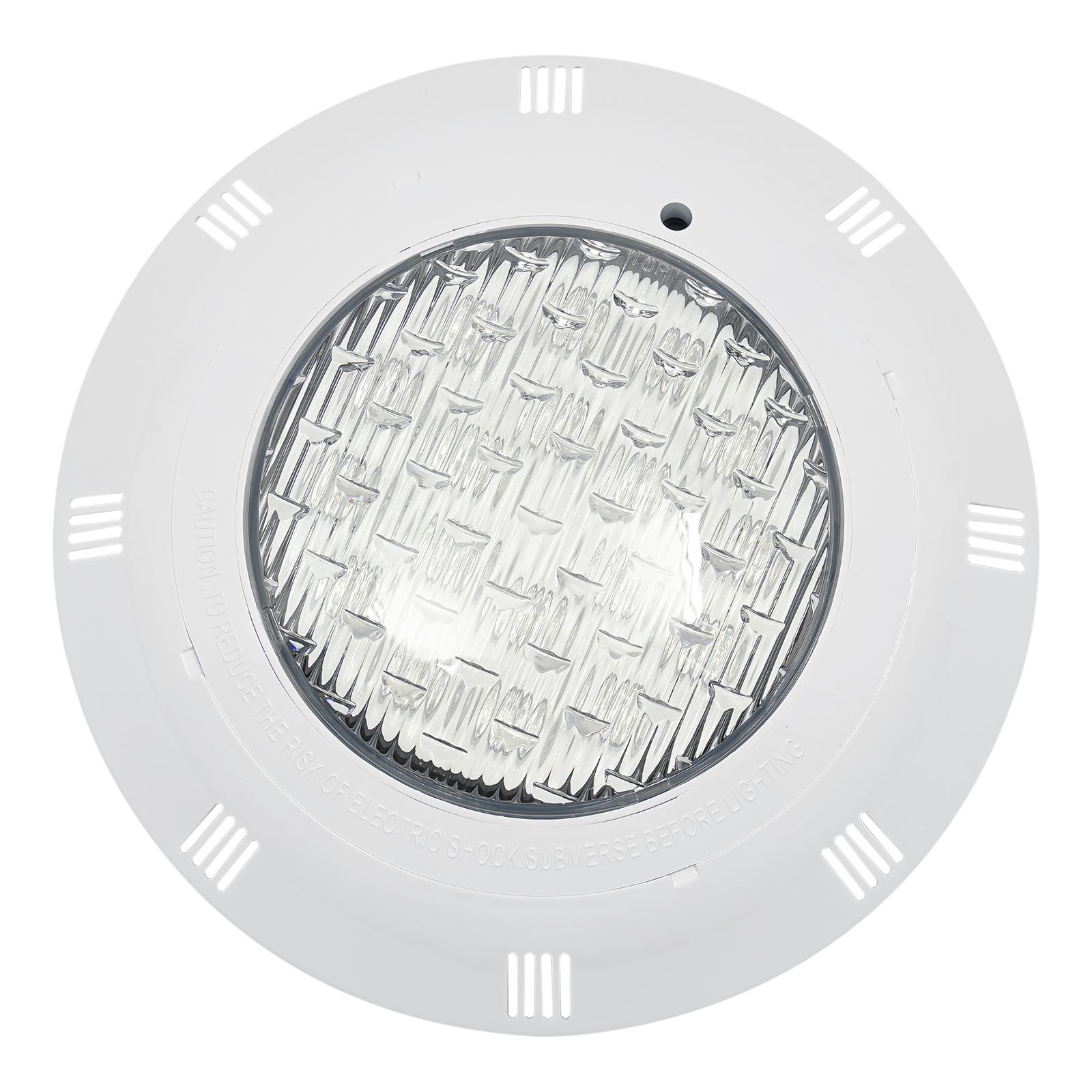 

12 В 54 Вт Светодиодные RGB-светильники для бассейна, Подводный светильник для спа, Водонепроницаемая лампа IP68 для плавательных бассейнов, Водных объектов, Аквапарка белый