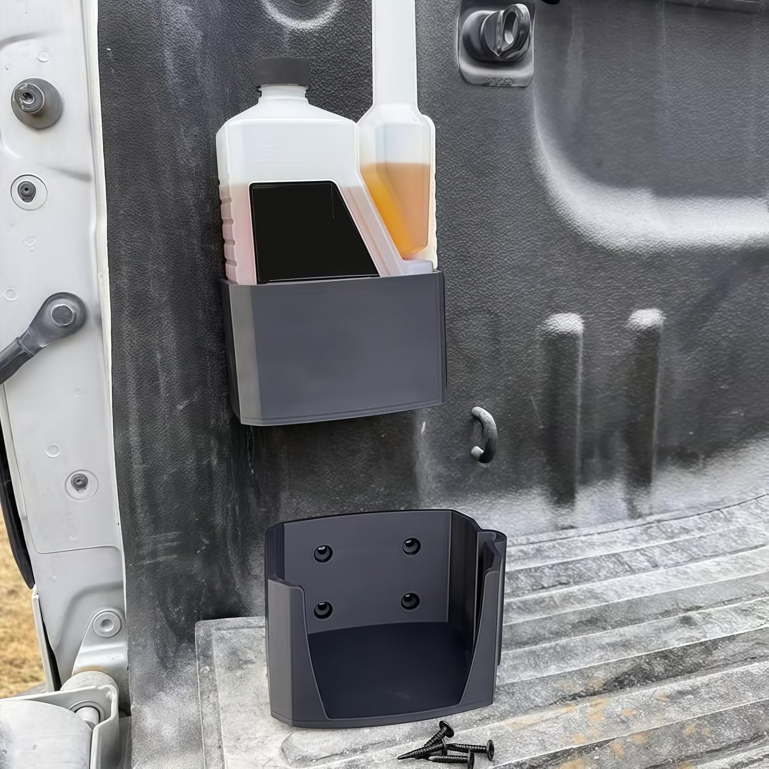 

Magnetic Diesel Additive Holders, Wall Diesel Additive Caddy Hanger, Heavy Duty Car & Truck Fuel Treatment Holders, Removable Spill Free, Universal