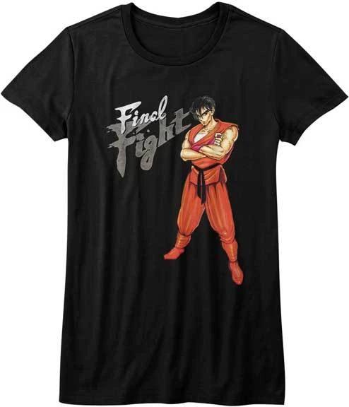 Final Fight Guy Capcon Video Game Womans Fitted T Shirt 2XL